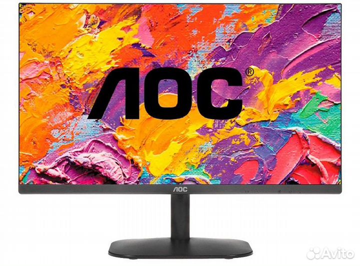 Монитор 23.8 AOC (24B2XDM) Black LCD, 1920x1080, D