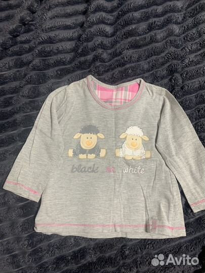 Футболка с длинным рукавом для девочки