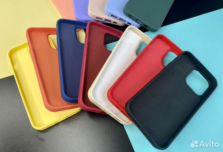 Чехол iPhone на 13 Pro “Silicone Cover Slim”