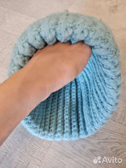 Шапка женская вязаная ручная работа