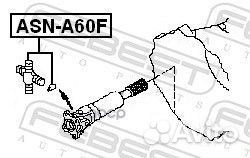 Крестовина карданной передачи asna60F Febest