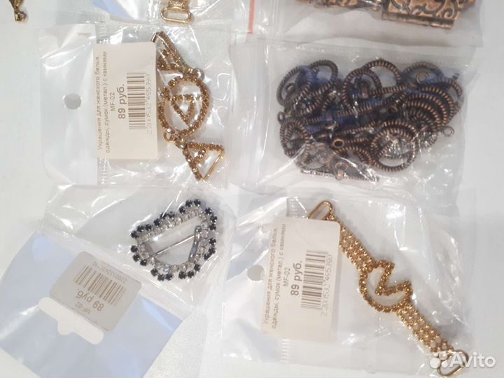 Для рукоделия замочки бусины шнурки разделители