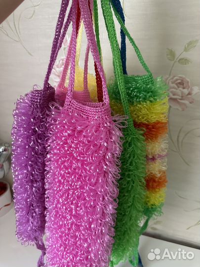 Мочалка (Maxi) толстая ручной работы