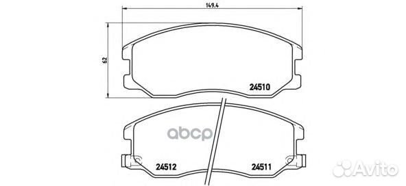 P10003 96626070 колодки дисковые п Opel Anta
