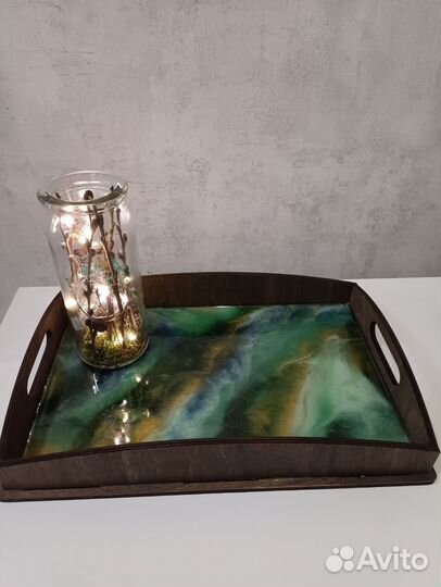 Поднос деревянный