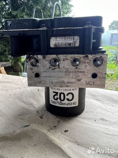 Блок ABS hyundai santa FE II 2008