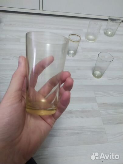Стакан стеклянный, раритет