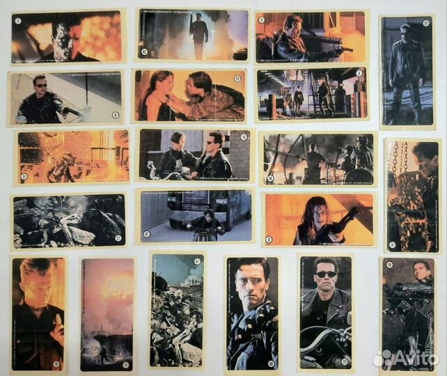 Наклейки от жвачек 90-х годов