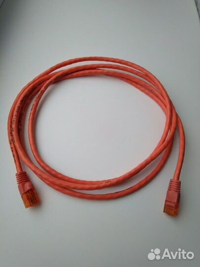 Патч корд витая пара с коннекторами для интернета