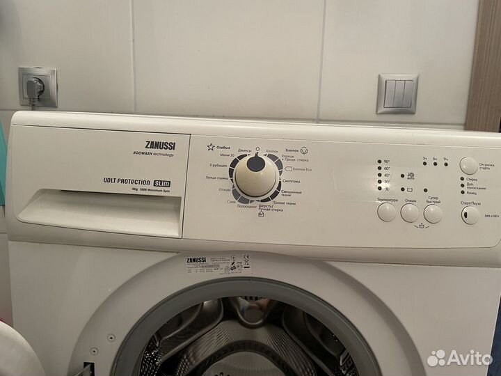 Стиральная машина zanussi zws 6100 v