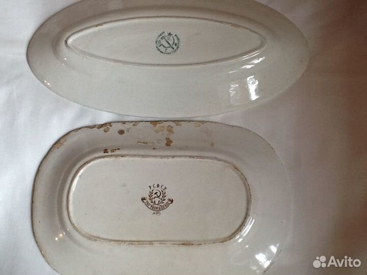 Посуда. Коллекция. Ранний СССР. 2 блюда