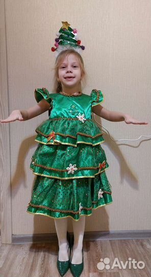 Костюм елочки, снежинки, зимушки прокат