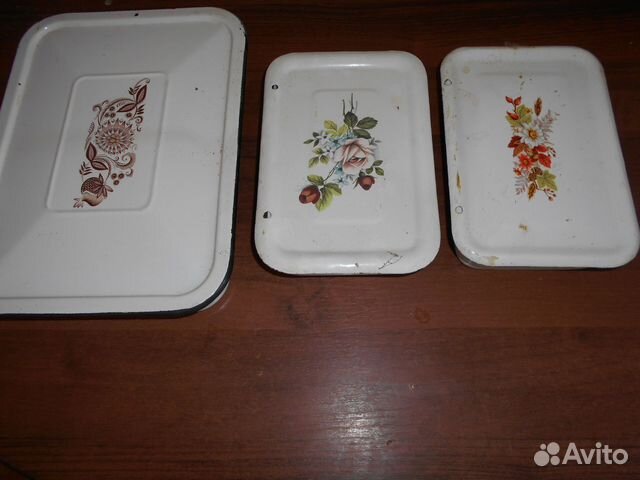 Лоток эмалированный