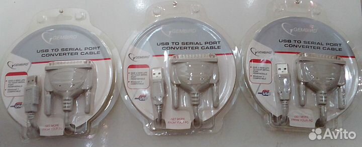 Конверторы USB в COM DB25M лот 2 шт