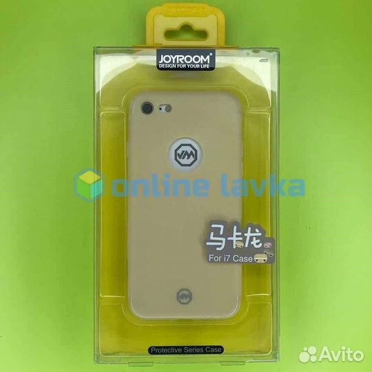 Чехол силикон Joyroom Macaroon для iPhone 7, 8 Yel