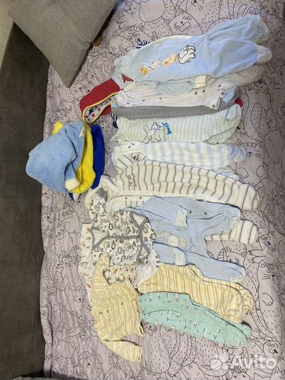 Вещи пакетом на малыша