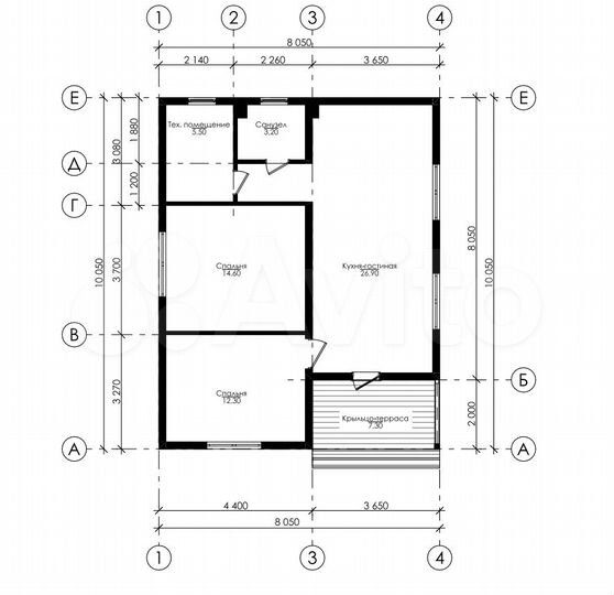 Дом 81 м² на участке 6 сот.