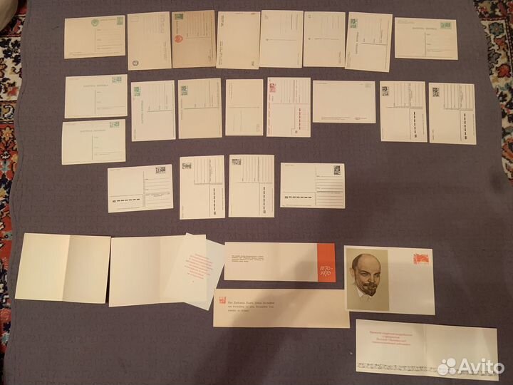 Почтовые карточки и открытки, конверты. СССР