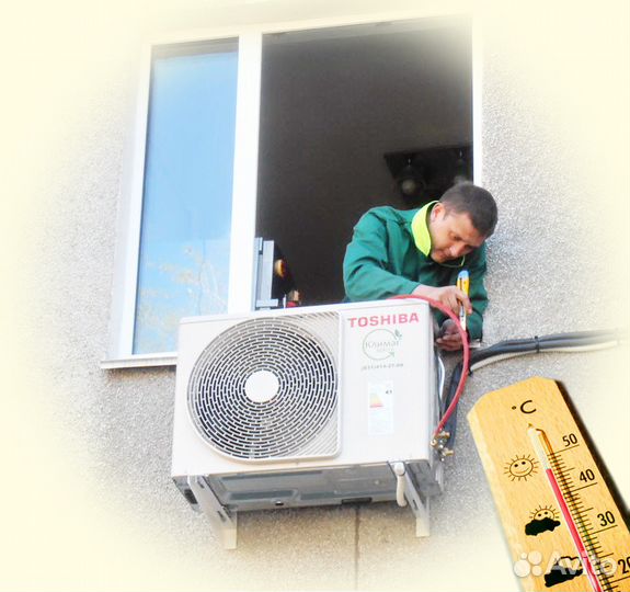 Установка сплит-систем, демонтаж, обслуживание