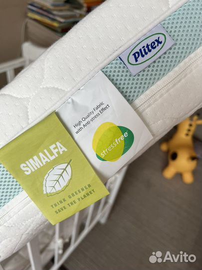 Матрас детский 120 60 plitex