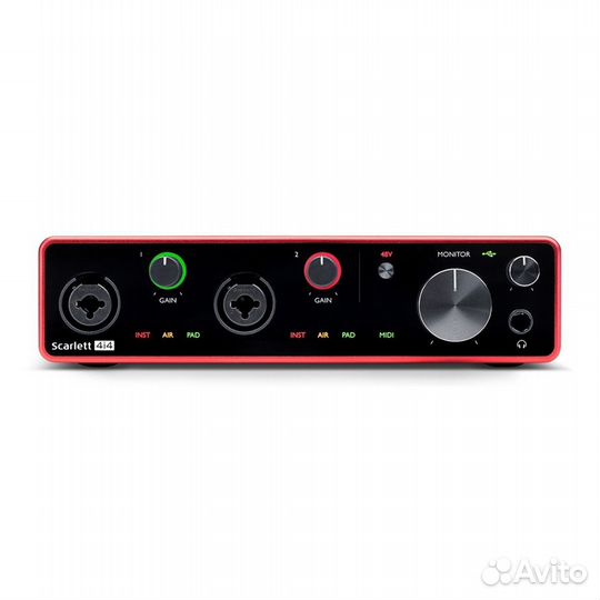 Внешняя звуковая карта Focusrite Scarlett 4i4 3rd