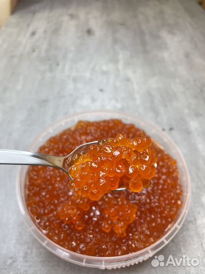 Красная икра кеты, горбуши