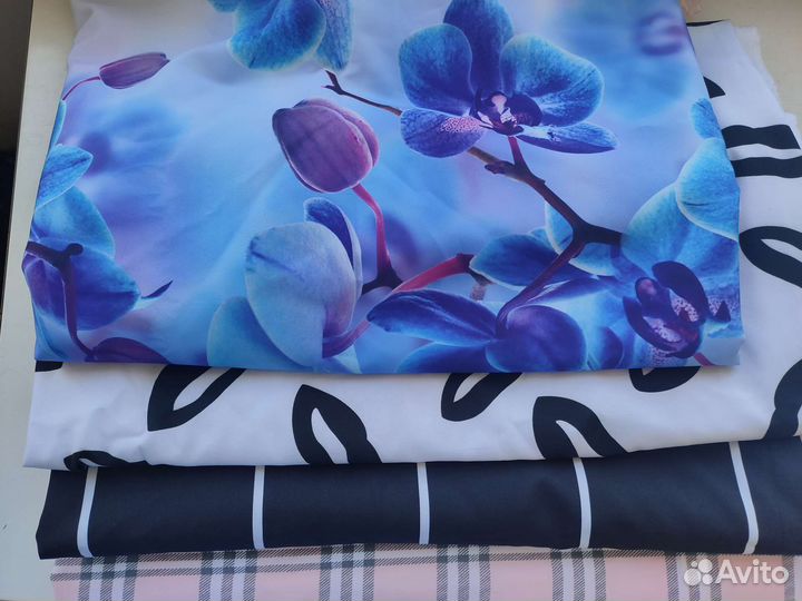 Ткани много