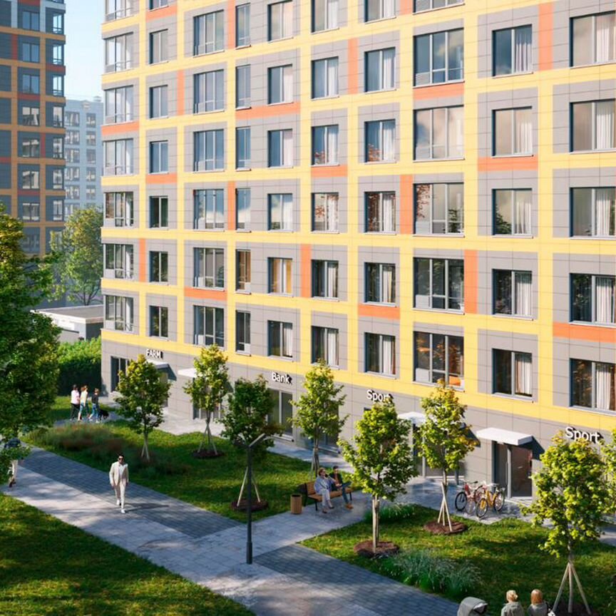 Квартира-студия, 27,6 м², 4/12 эт.