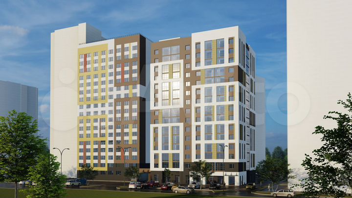 3-к. квартира, 61,3 м², 2/15 эт.