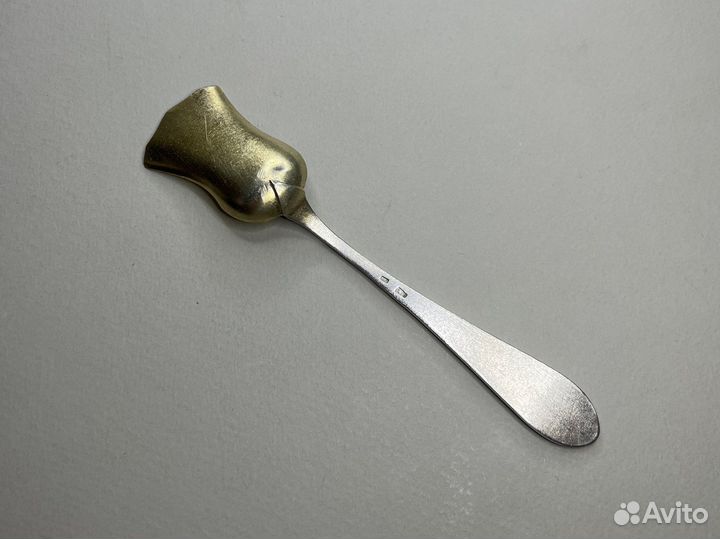 Серебрная ложка для сахара 875