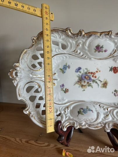 Антикварная конфетница, от K. Steinmann, Silesia