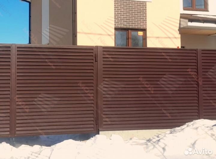 Забор жалюзи еврозабор