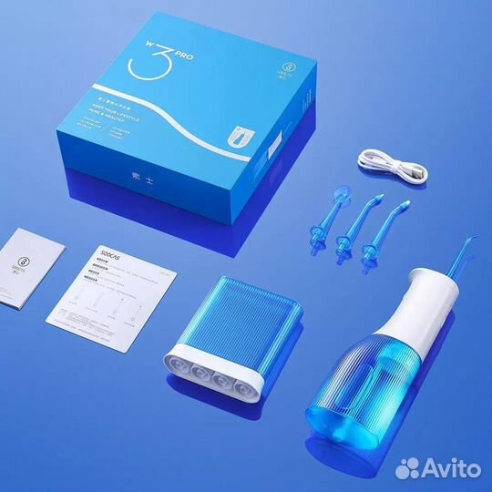 Ирригатор Xiaomi Soocas W3 PRO I 4 насадки