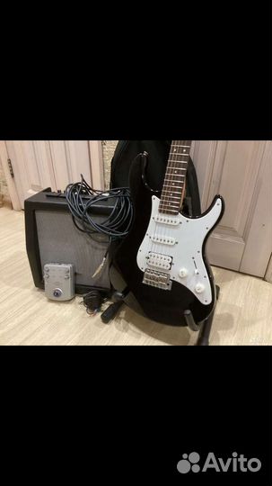Yamaha pacifica + комбик + педаль