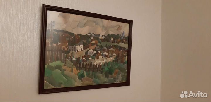 Картина акварель пейзаж