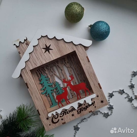 Светильник ночник подарок гирлянда