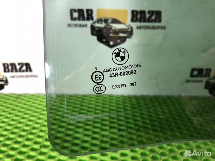 Стекло двери заднее левое L BMW 5