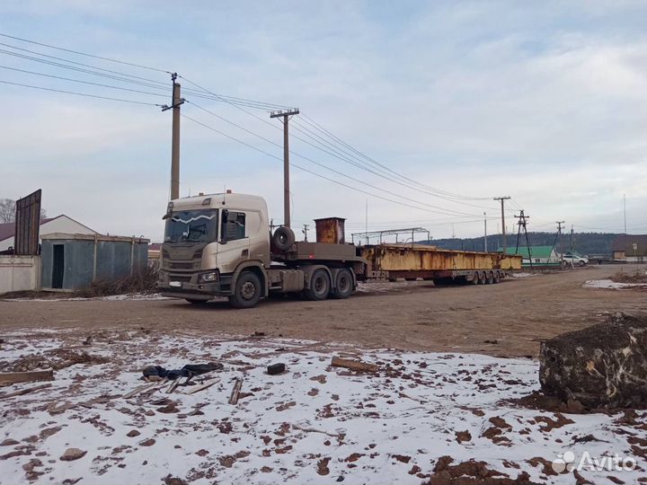 Негабаритные перевозки на трале