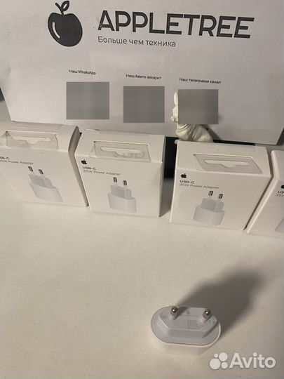 Блок питания type c, 20 w для iPhone