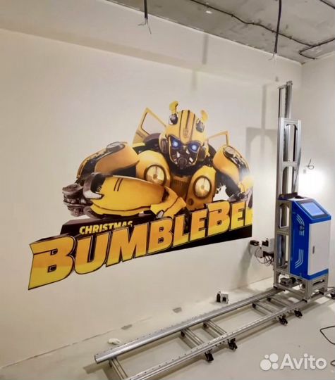 Роспись стен (печать на стенах)