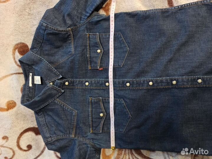 Джинсовые рубашка Levels S