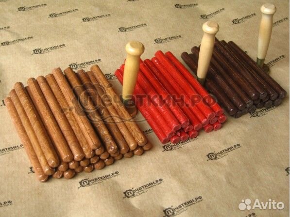 Сургуч в стержнях, оранжевый