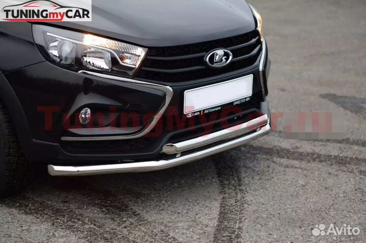 Защита перед.бампера (нпс) LADA Vesta SW Cross 17+