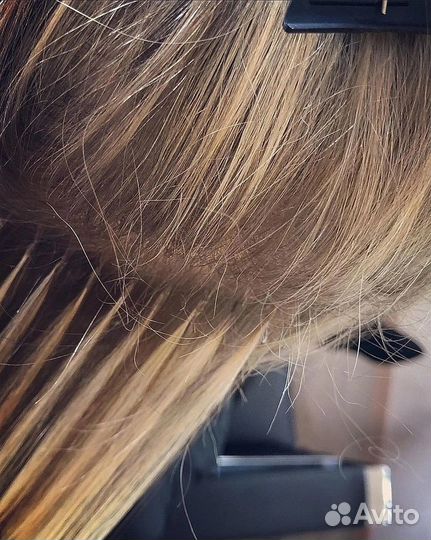 Наращивание волос модель