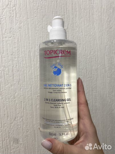 Topicrem гель 2 в 1, 500мл