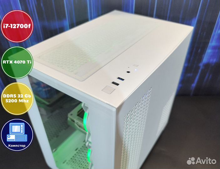 Собранный компьютер i7-RTX4070Ti-32DDR5-OJC654-B760
