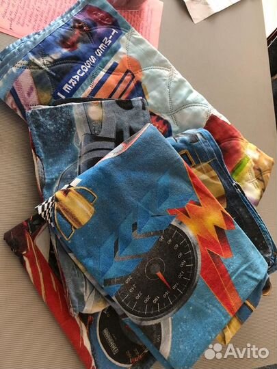 Детская кровать машина с матрасом