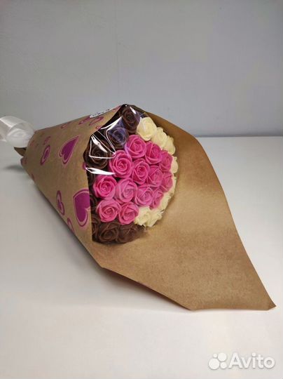 Букет - 29 Роз из Бельгийского Шоколада