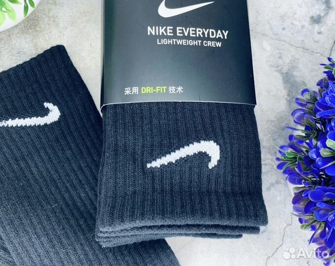 Носки Nike оригинал чёрные