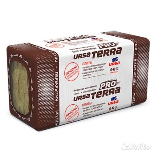 Тепло- и звукоизоляция ursa terra PRO 1000-610-100